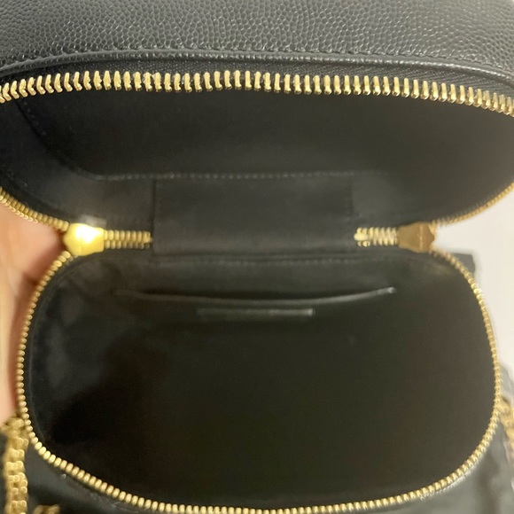 Saint Laurent 80s Vanity Grain de Poudre Quilted Shoulder Bag - Picture 3 of 12